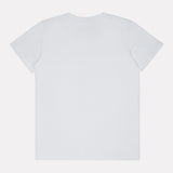 T-shirt 100% cotone con scritta laminata