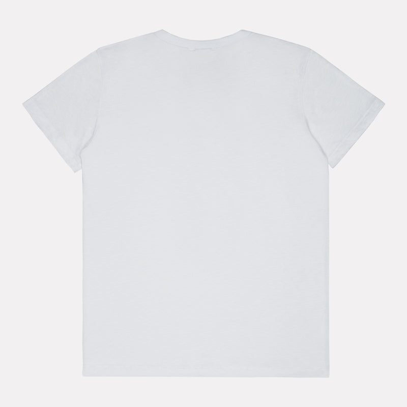 T-shirt 100% cotone con scritta laminata