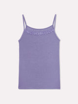 Jadea 4708 top cashmere con pizzo colore iris