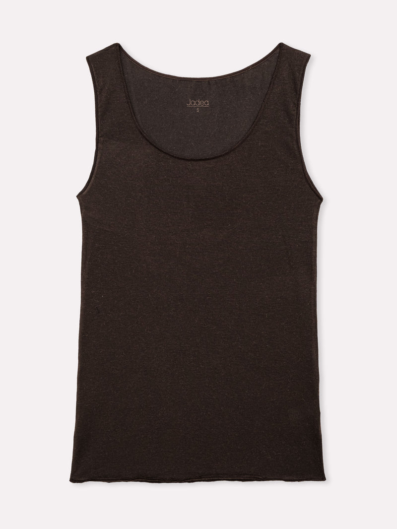 Jadea 4709 canotta con cashmere colore caffe