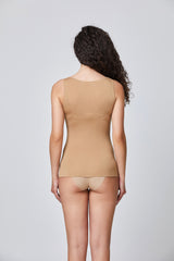 Jadea 4709 canotta con cashmere colore cammello