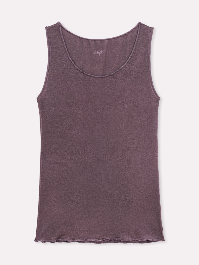 Jadea 4709 canotta con cashmere colore mosto