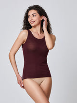 Jadea 4709 canotta con cashmere colore vinaccia