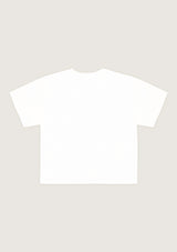 T-shirt oversize 100% cotone con tasca macramè