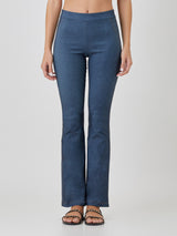 Jadea 4770 pantaleggings in viscosa taglio svasato colore blu denim