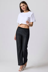 Jadea 4774 leggings pantalone maglia traforata e trasparenze colore nero 