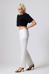 Jadea 4774 leggings pantalone maglia traforata e trasparenze colore seta 