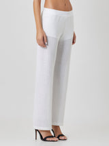 Jadea 4774 leggings pantalone maglia traforata e trasparenze colore seta 