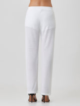 Jadea 4774 leggings pantalone maglia traforata e trasparenze colore seta 