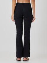 Ribbed viscose leggings