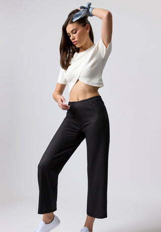 Jadea 4777 leggings in viscosa stile jeans colore nero 