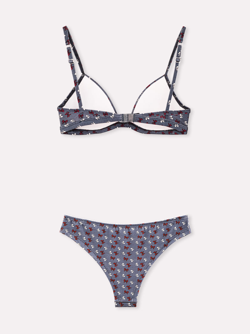 Jadea 4818 coordinato triangolo brasiliana fantasia mista pietra serie iride