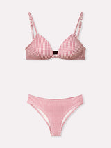 Jadea 4818 coordinato triangolo brasiliana fantasia mista seta serie iride