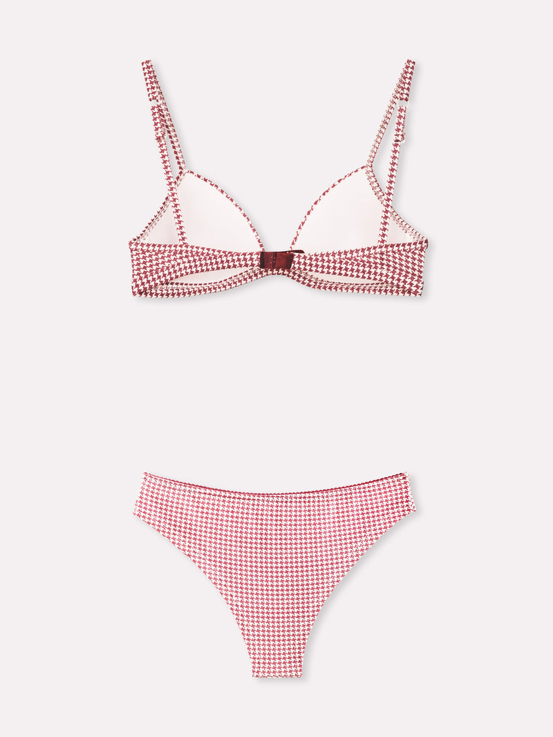 Jadea 4818 coordinato triangolo brasiliana fantasia mista seta serie iride