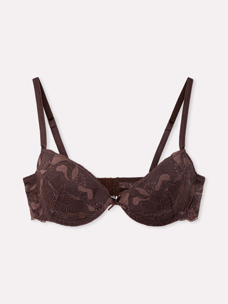 Jadea 4848 push-up con ricami floreali uvetta serie rugiada
