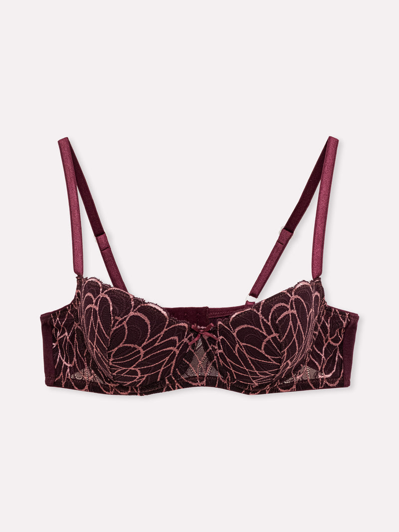 Jadea 4855 balconcino con pizzo prugna serie velaria
