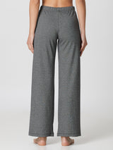 Jadea 4875 pantalone tessuto jaquard gessato e spigato grigio 

