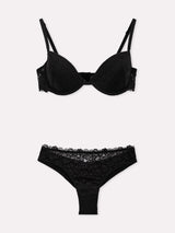 Jadea 4895 coordinato push up e brasiliana colore ardesia 