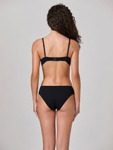 Jadea 4908 coordinato balconcino e slip con pizzo trasparente nero