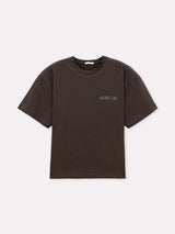 Jadea 4925 t-shirt 100% cotone con scritta e stampa caffè  
