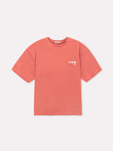 T-shirt oversize con scritte