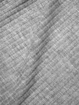 Jadea 4932 canotta a costine in lurex a girocollo argento
