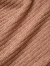 Jadea 4932 canotta a costine in lurex a girocollo rosa
