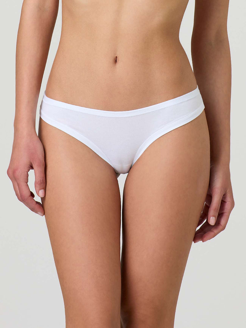 High-band thong in modal cotton