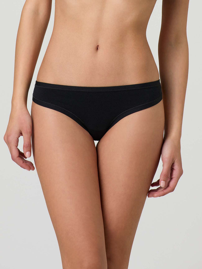 High-band thong in modal cotton