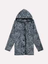 Jadea 5243 pigiama lungo Coral Fleece a fantasia colore piombo serie Vittoria 
