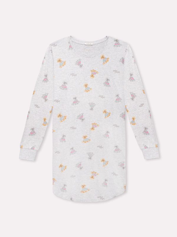 Jadea 5246 maximaglia cotone jersey a fantasia grigio melange serie Aurora 
