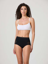 Cotton modal and lace culottes