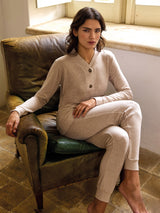 Pluto Series High-Neck Viscose Pajamas