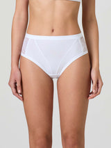 Modal cotton midi with band and side lace