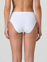 Modal cotton midi with band and side lace