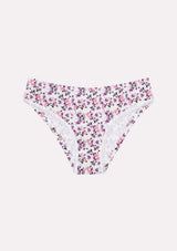 Jadea 6488 slip in cotone con pizzo colore bianco serie Febe 