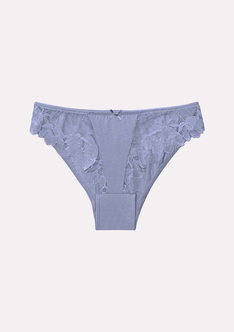Jadea 6517 slip in cotone e pizzo trasparente colore infinity serie Andromeda 