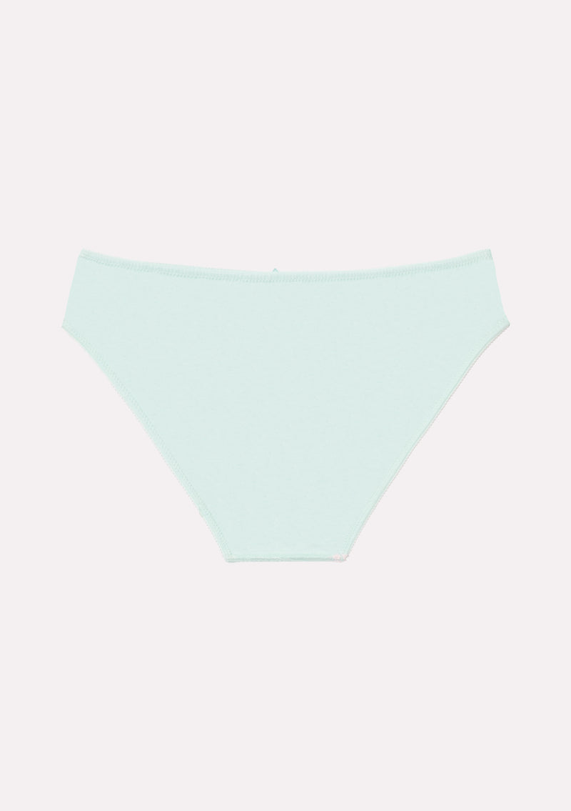 Jadea 6521 slip in pizzo floreale colore Tiffany serie Venere 