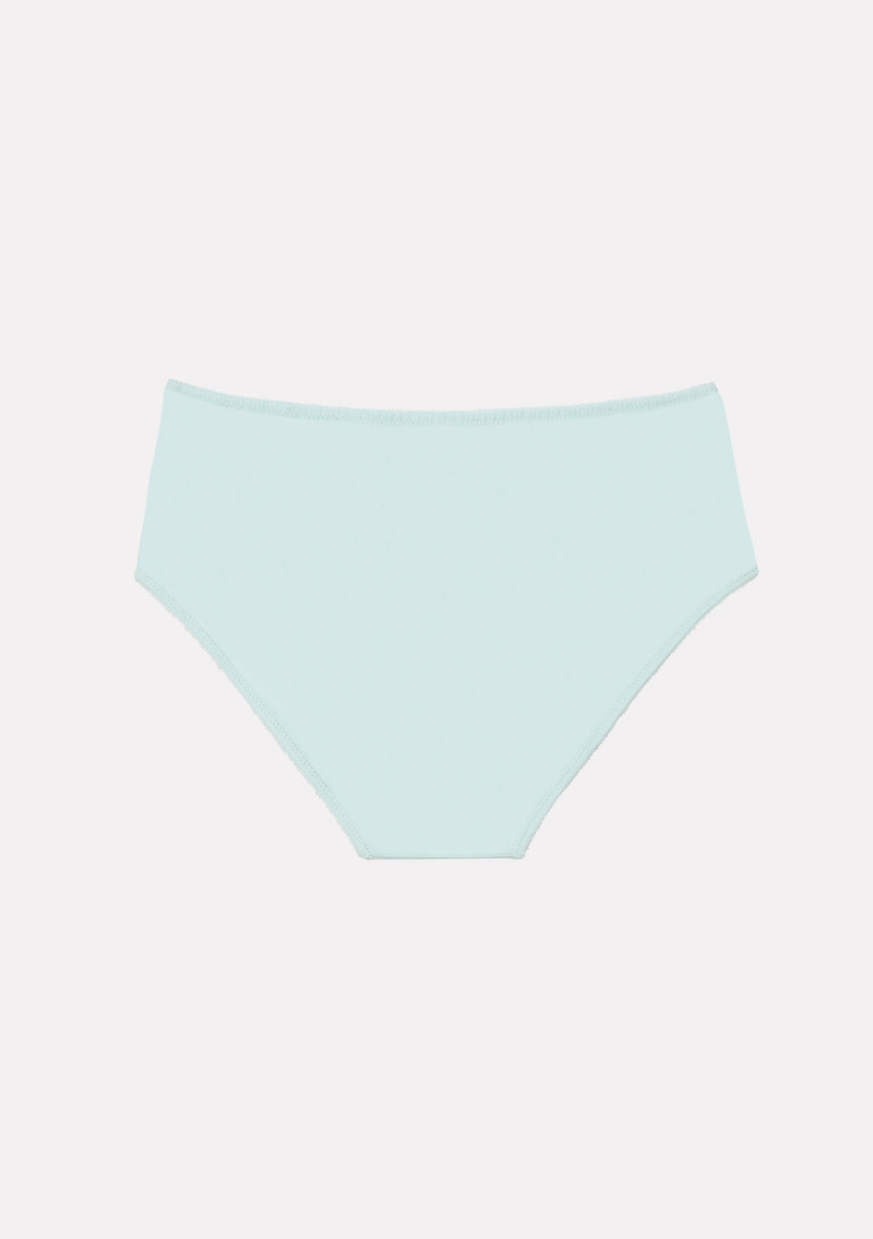 Jadea 6524 slip midi in cotone e pizzo colore tiffany serie Venere
