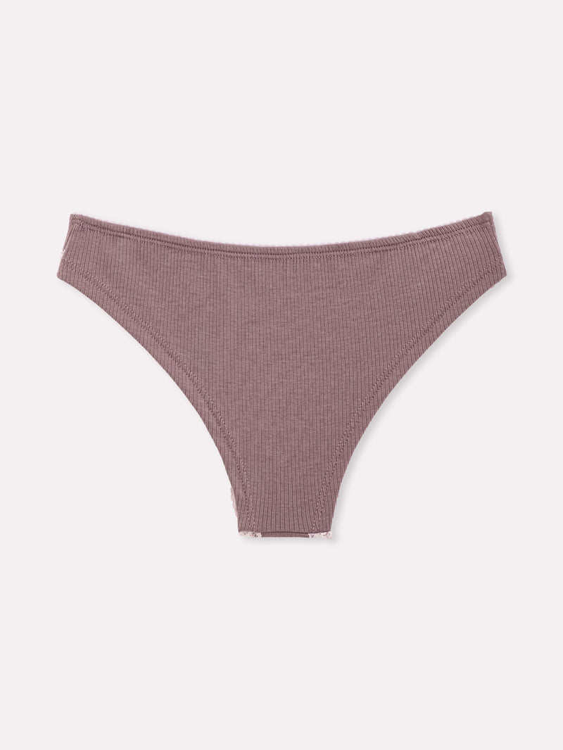Jadea 6531 brasiliana cotone elasticizzato costine e pizzo crepuscolo serie nebula
