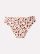 Jadea 6532 slip donna in cotone a fiori con pizzo cameo serie aurea