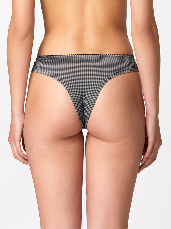 Jadea 6537 brasiliana cotone elasticizzato fantasia vichi nero serie vega