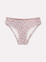 Jadea 6549 slip donna cotone elasticizzato fantasia mista mogano serie iride