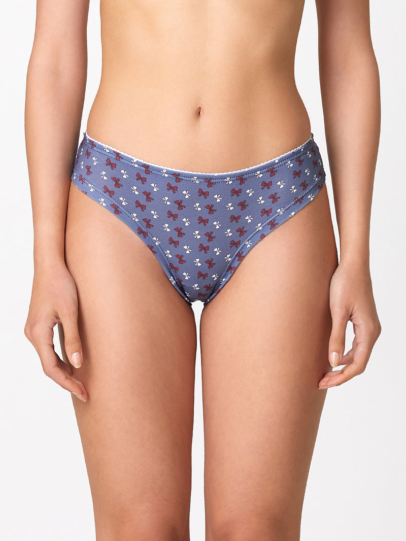 Jadea 6549 slip donna cotone elasticizzato fantasia mista pietra serie iride