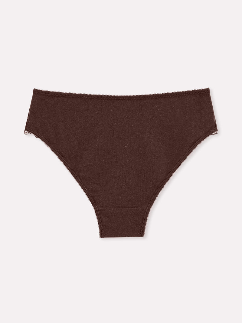 Jadea 6574 slip donna con ricami floreali uvetta serie rugiada  
