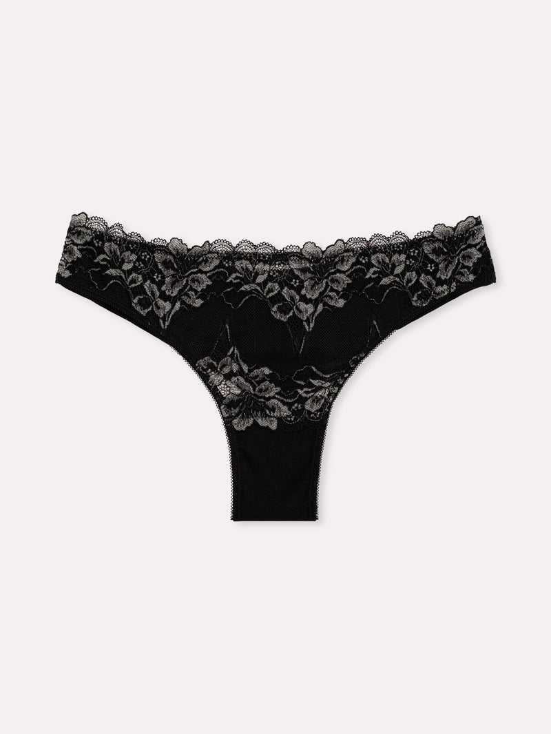 Jadea 6579 brasiliana in pizzo floreale nero serie alisea
