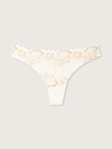 Jadea 6580 perizoma in pizzo floreale latte serie alisea
