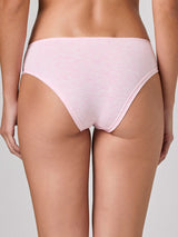 Jadea 6593 slip in cotone e pizzo rosa serie nuvola
