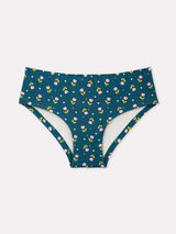 Jadea 6601 slip midi in cotone a fantasia mista blu serie melodia 
