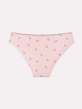 Jadea 6602 slip in cotone a costine con stampa floreale confetto serie essenza
